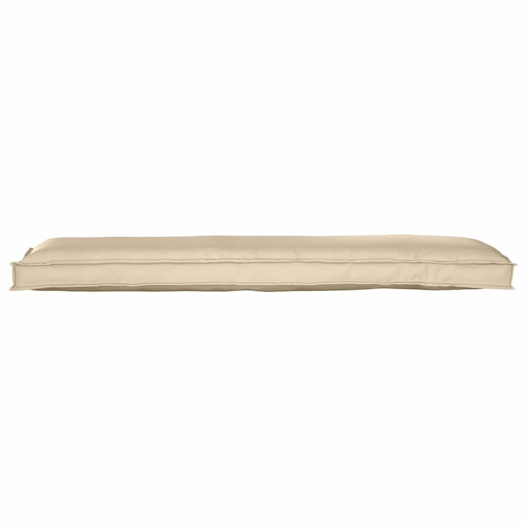 Pallet Cushion Set 2 pcs Beige 150 x 40 x 8 cm Oxford fabric